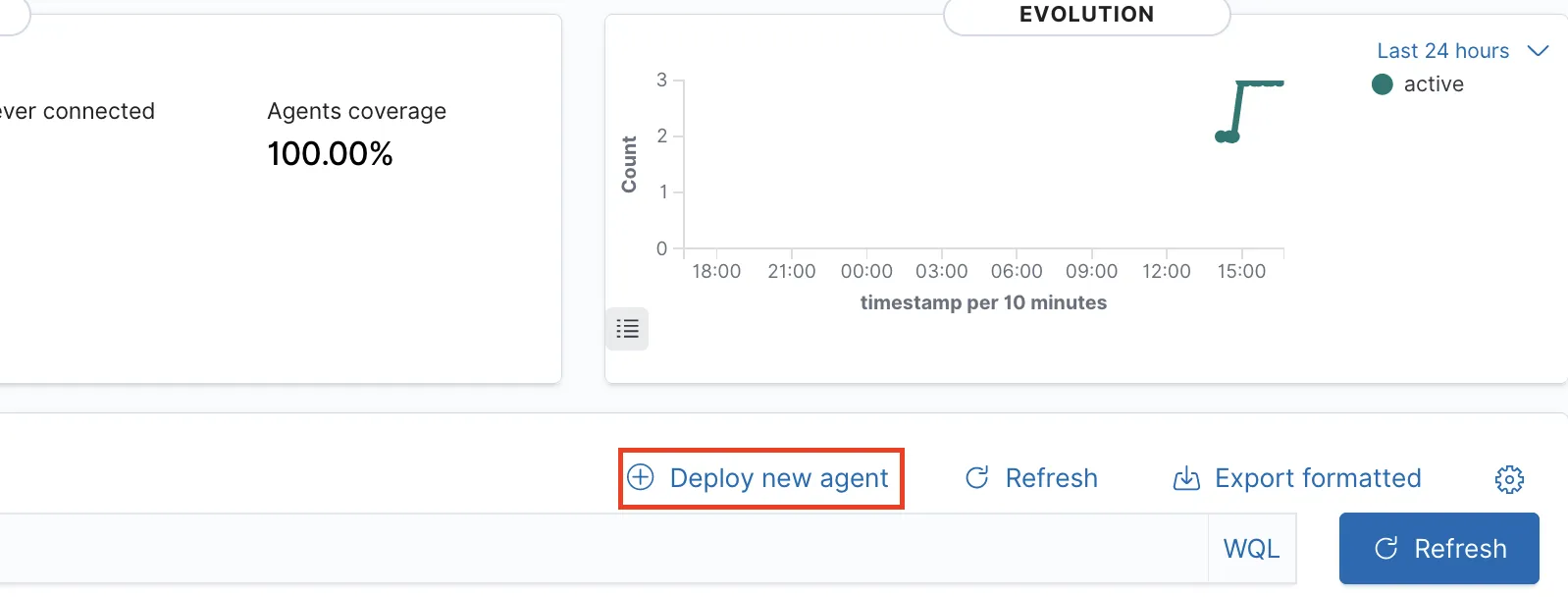 Deploy new agent
