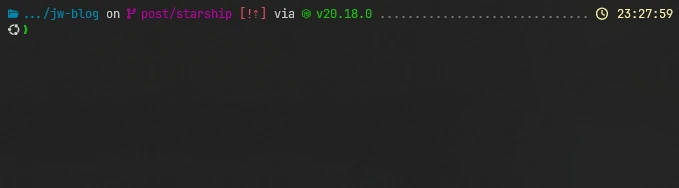 筆者終端提示 - 一般環境